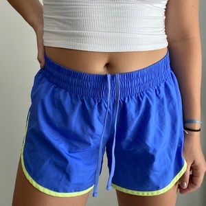 Blue Running Shorts